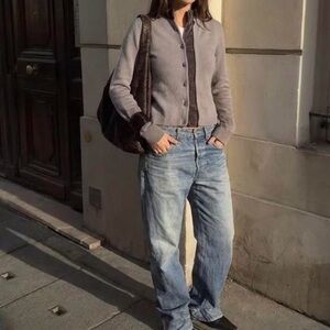 Anthropologie merino wool military Napoleon style sweater